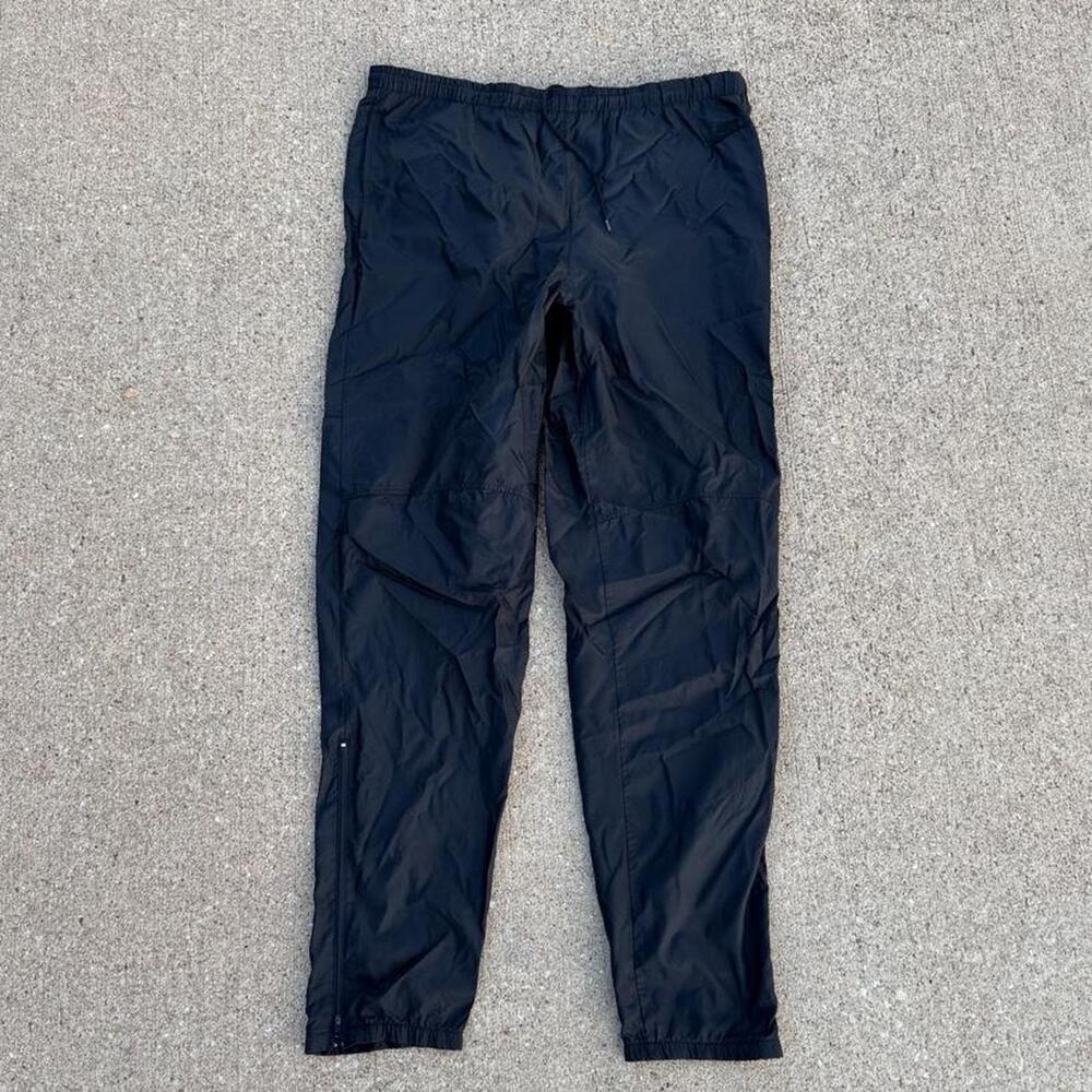 Vintage 80s black nike track wind pants XL